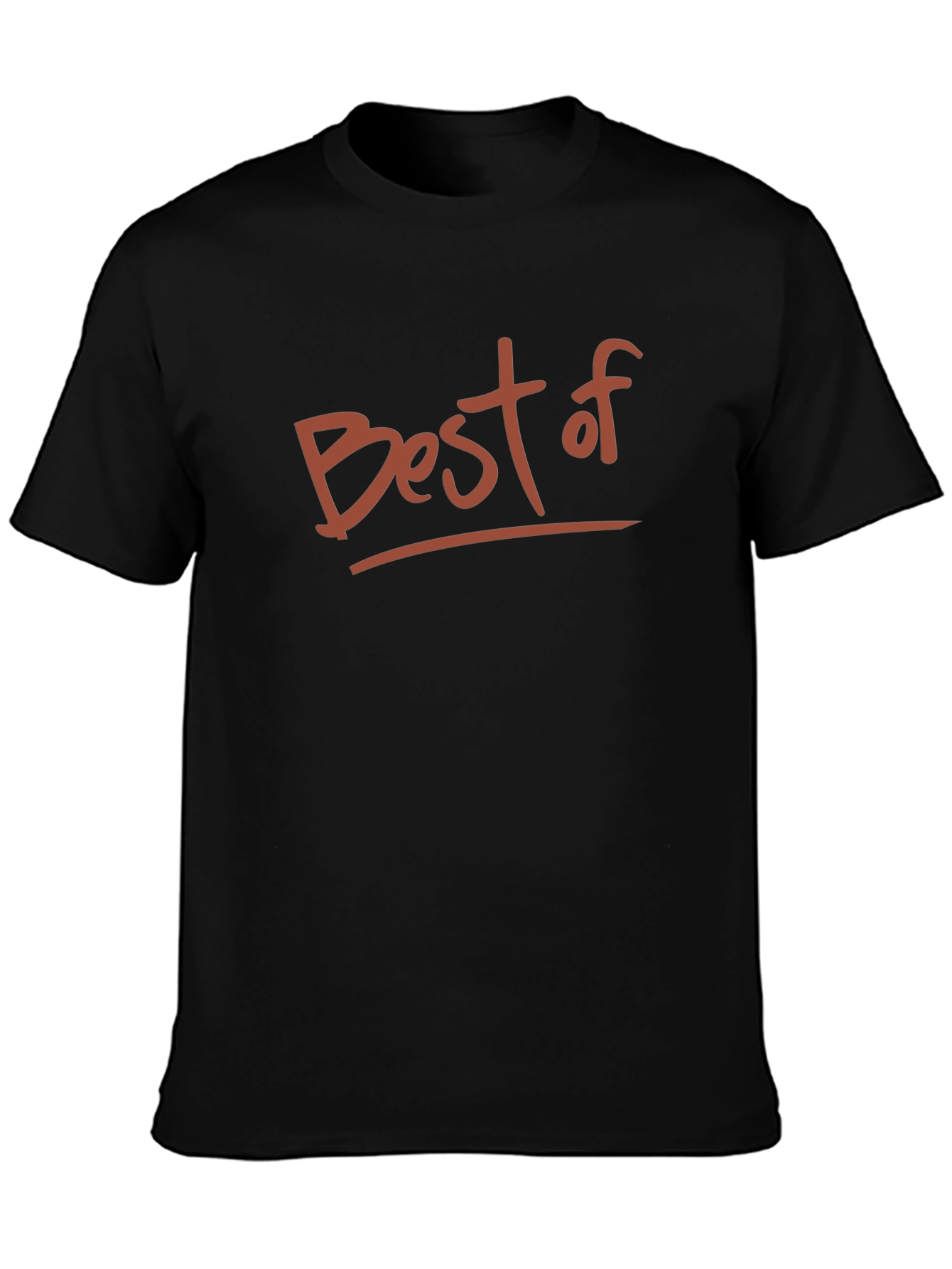 Best Of Graphic T-Shirt - Casual Black Tee