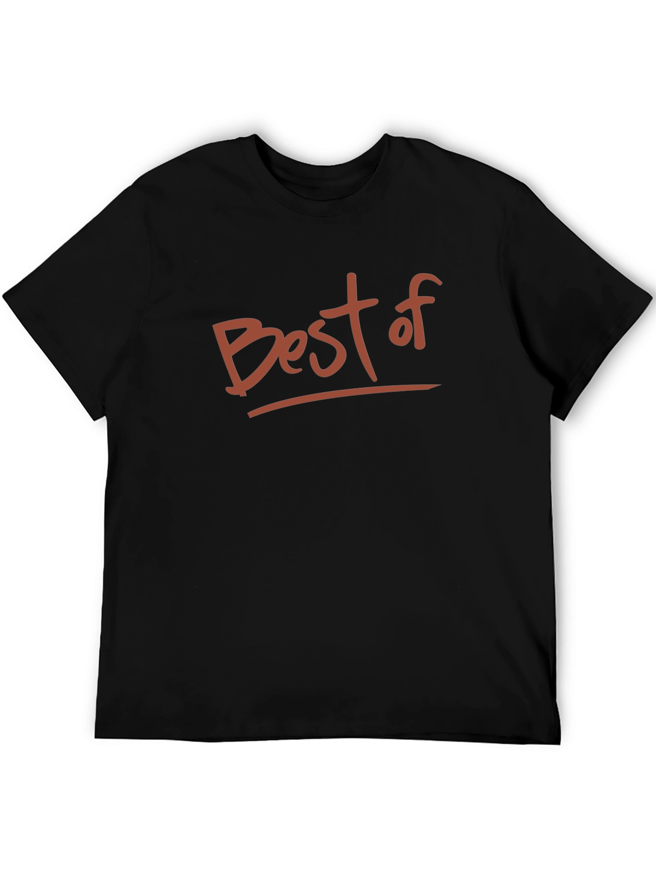 Best Of Graphic T-Shirt - Casual Black Tee