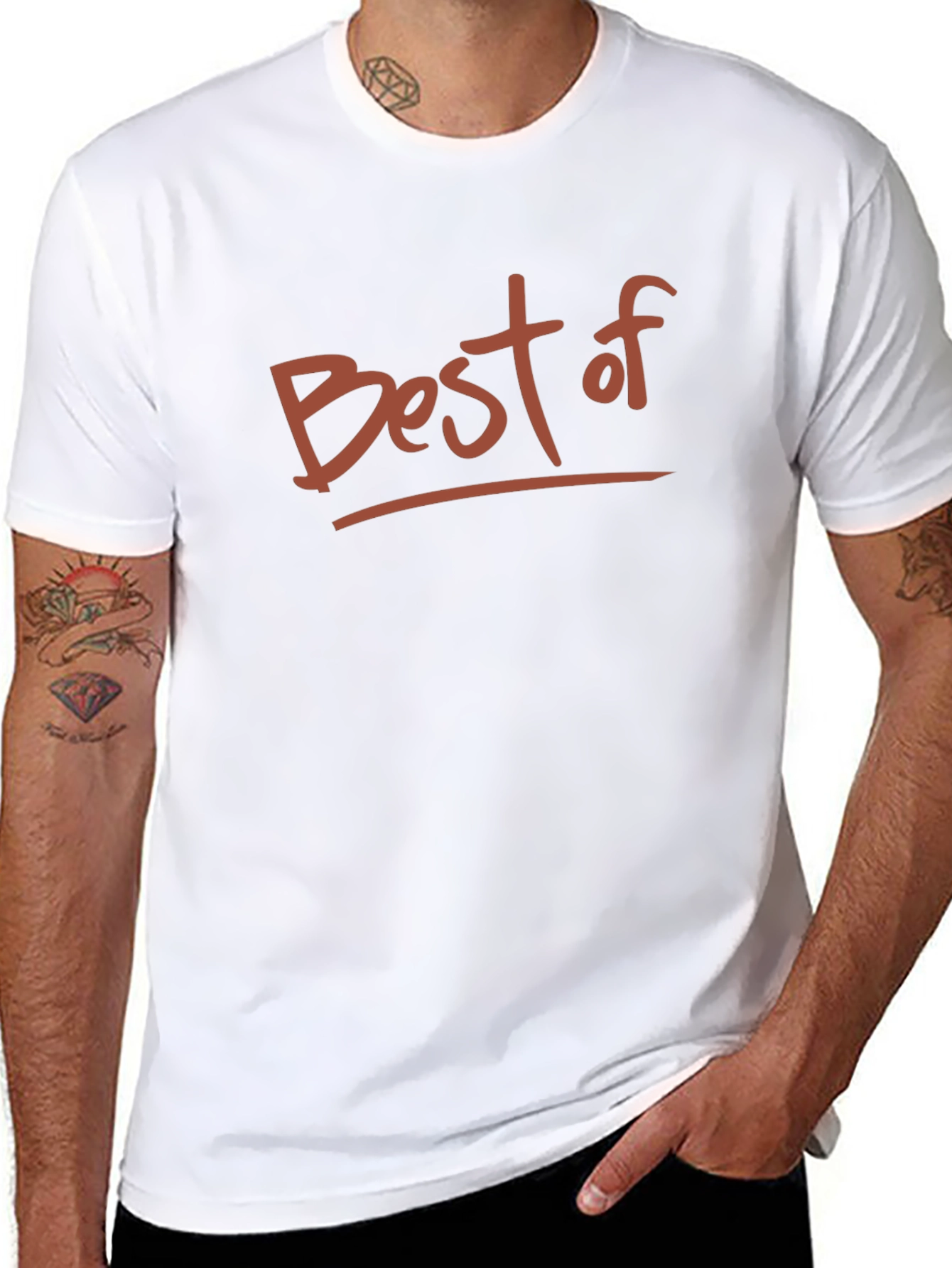 Best Of Graphic T-Shirt - Casual Black Tee