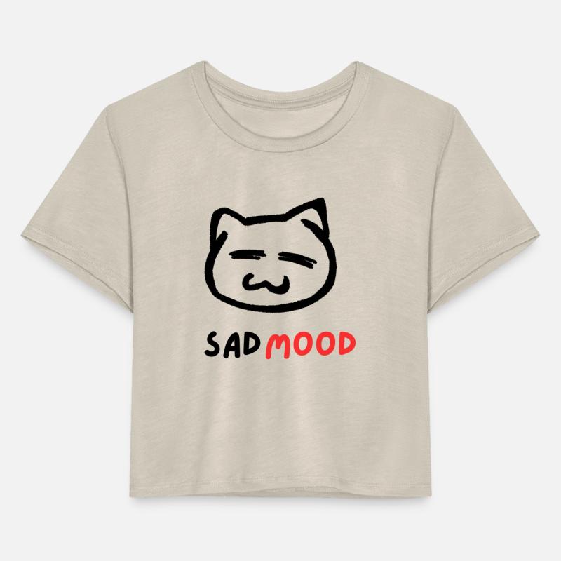 Black illustrated Cat Skeptic T Shirt
