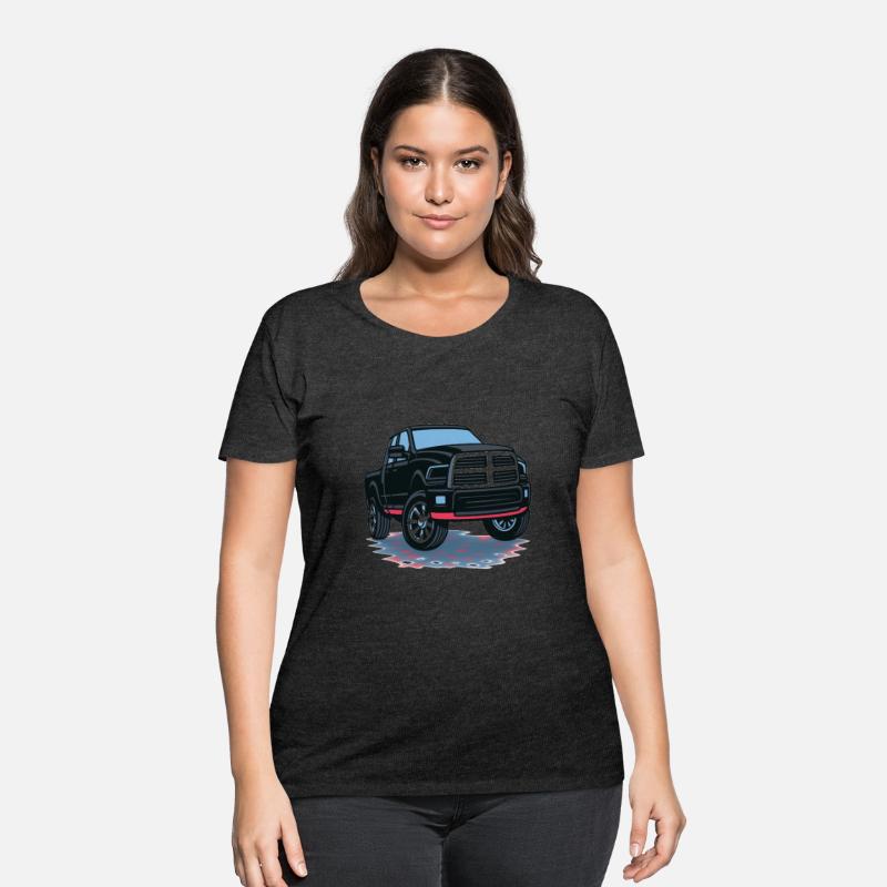 Midnight Lifted Truck Neon Glow