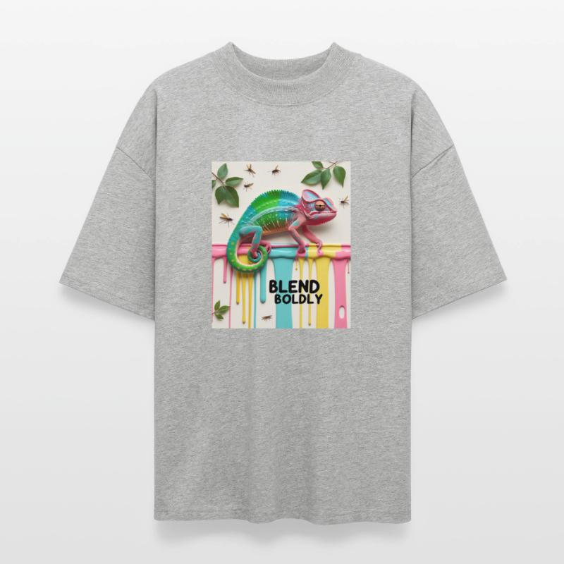 Blend Boldly T-Shirt – Rainbow Gradient Chameleon