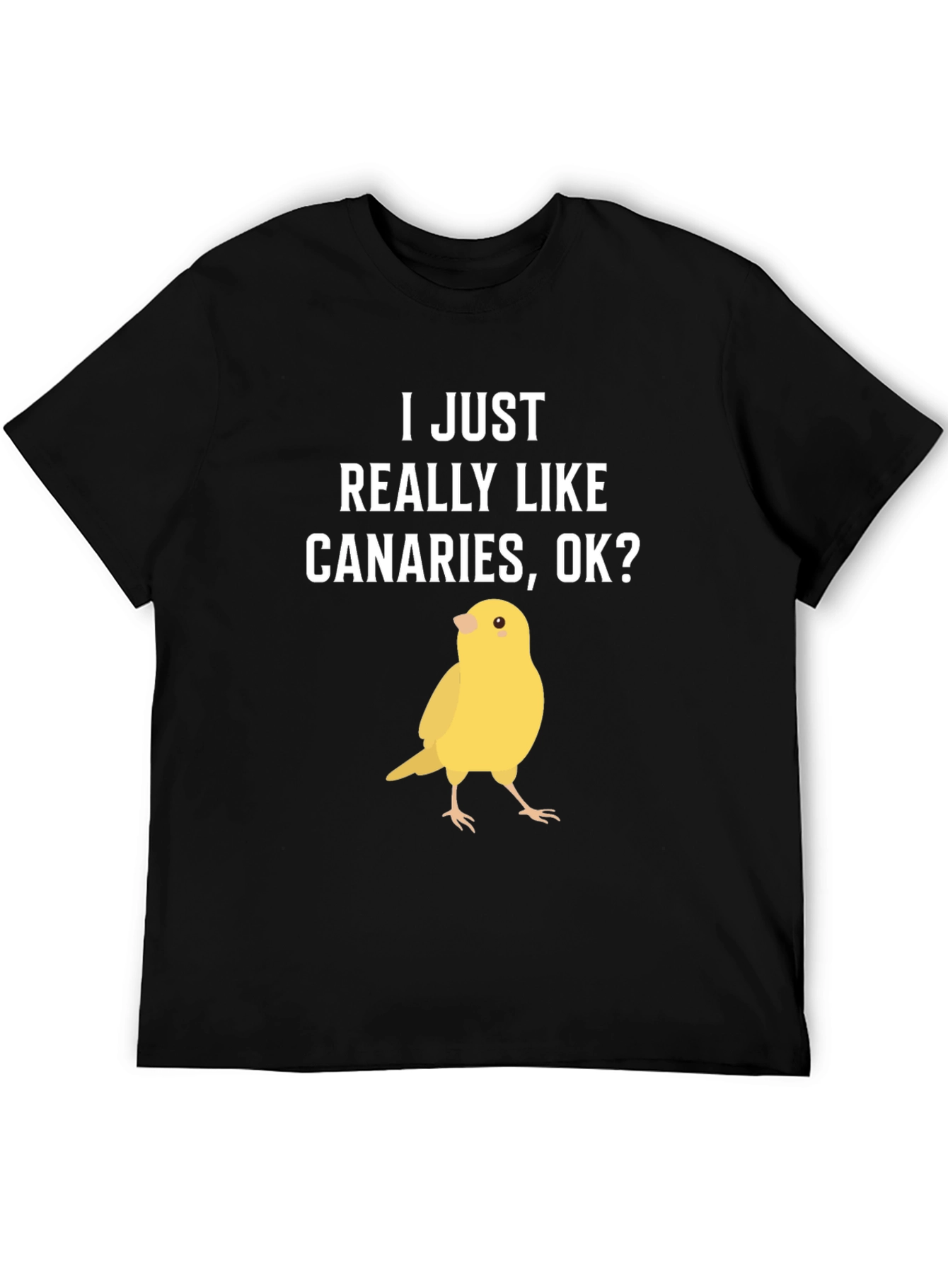 Canary Lover Graphic T-Shirt - Bird Humor Tee