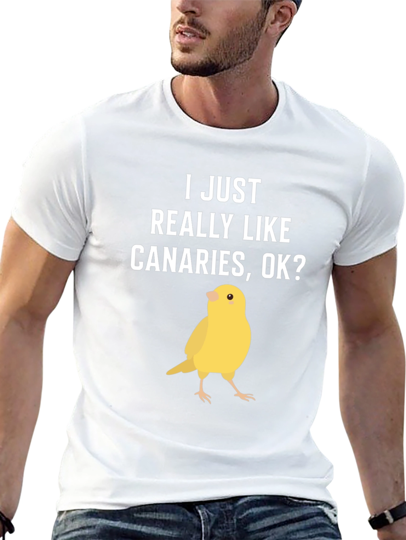 Canary Lover Graphic T-Shirt - Bird Humor Tee