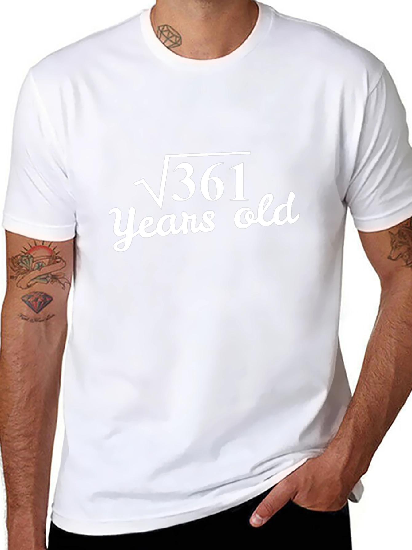 19th Birthday T-Shirt: Square Root of 361 Years Old