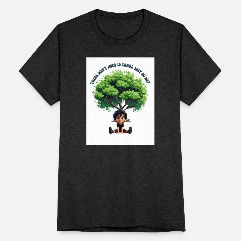 Boy Under Tree – Identity Quote Artwork