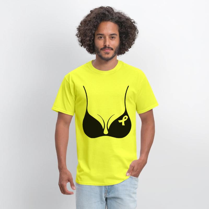 Breast Cancer Awareness Black Bra Pink Ribbon JUNI