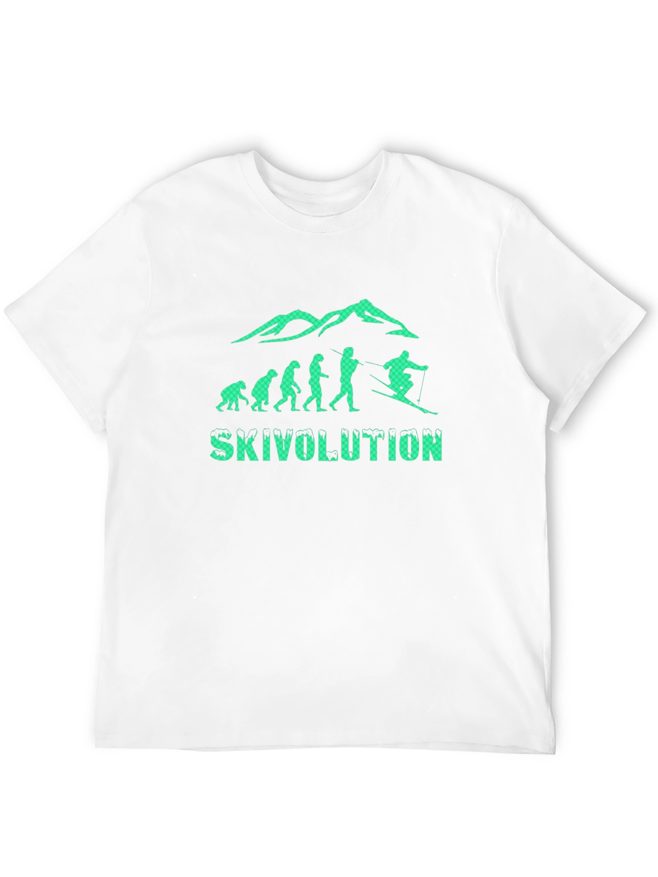 SkiVolution T-Shirt: Evolution of Skiing Tee