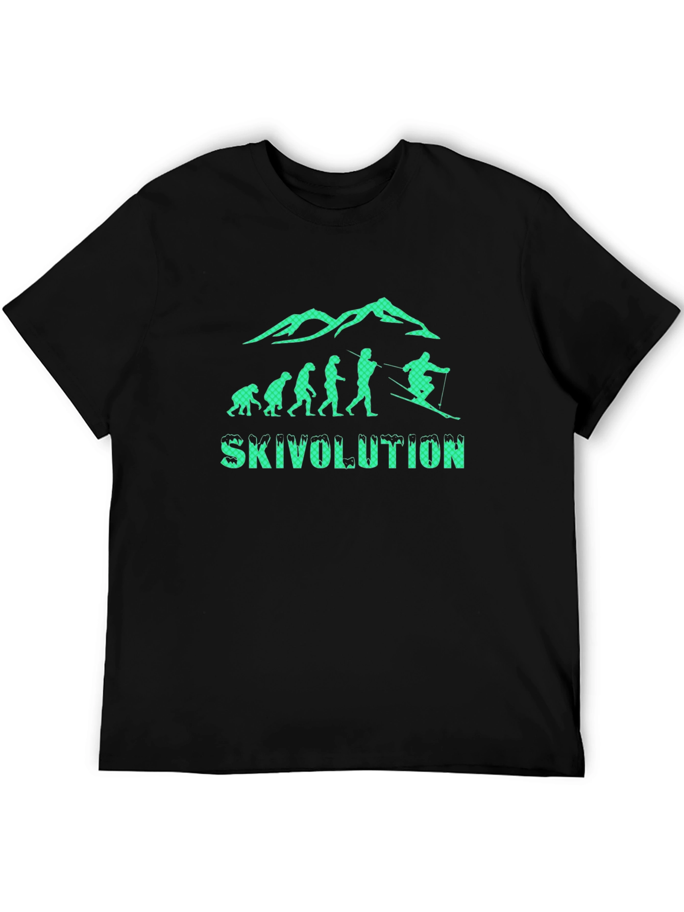 SkiVolution T-Shirt: Evolution of Skiing Tee