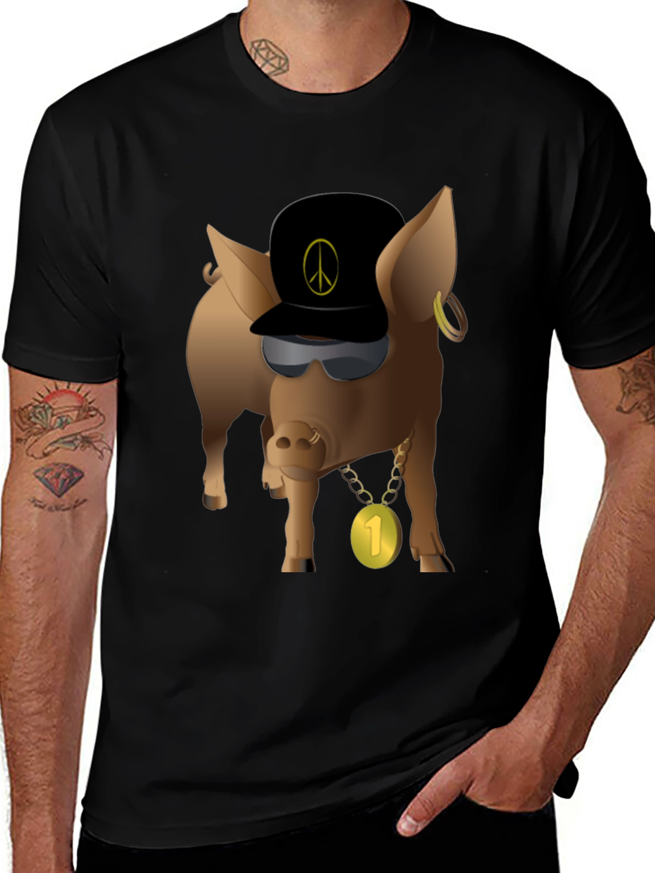 Cool Pig Graphic Tee - Number One Style