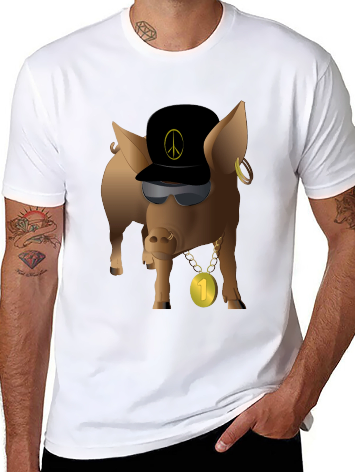 Cool Pig Graphic Tee - Number One Style