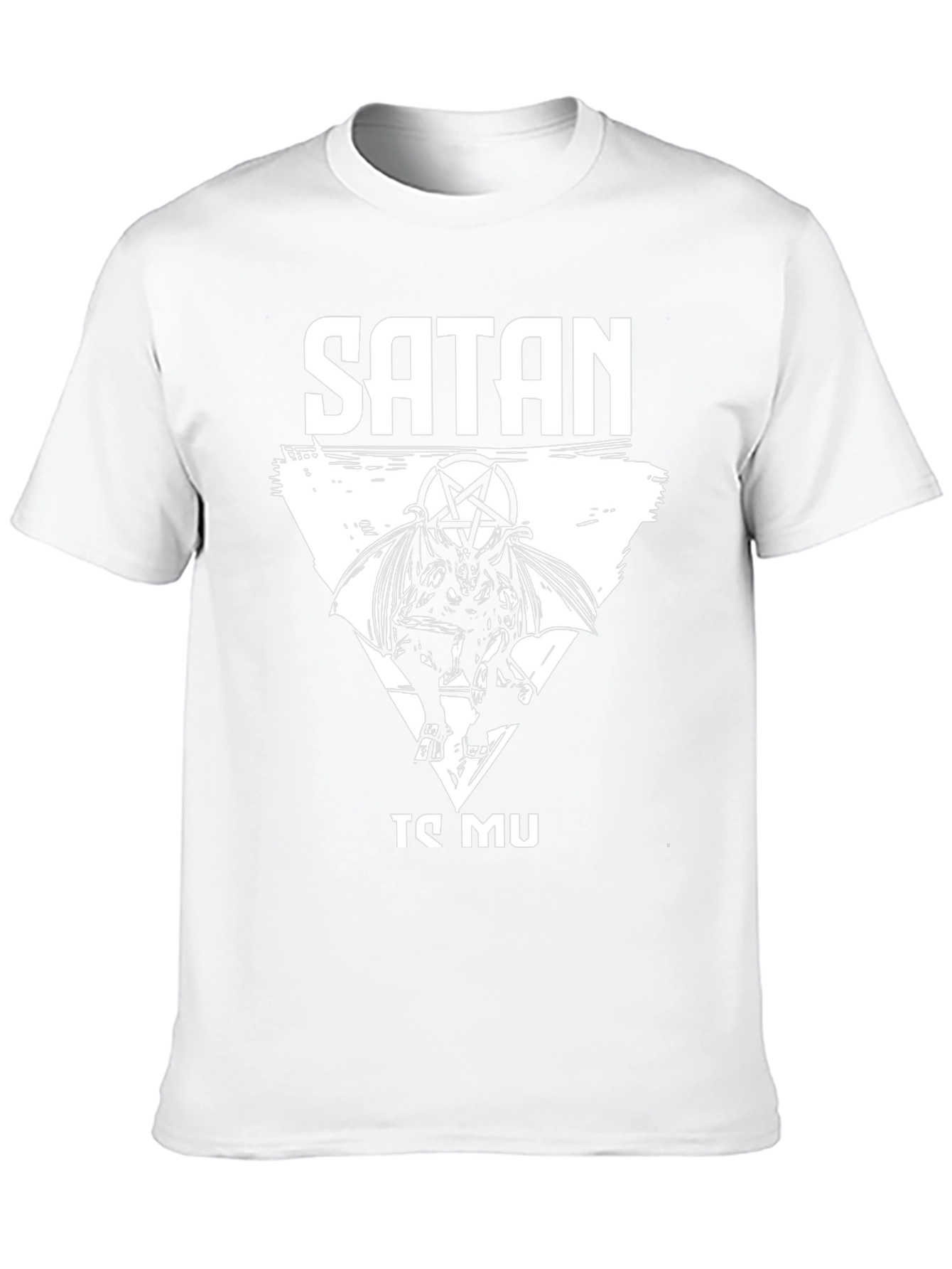 Satanic Graphic Tee - Baphomet Design