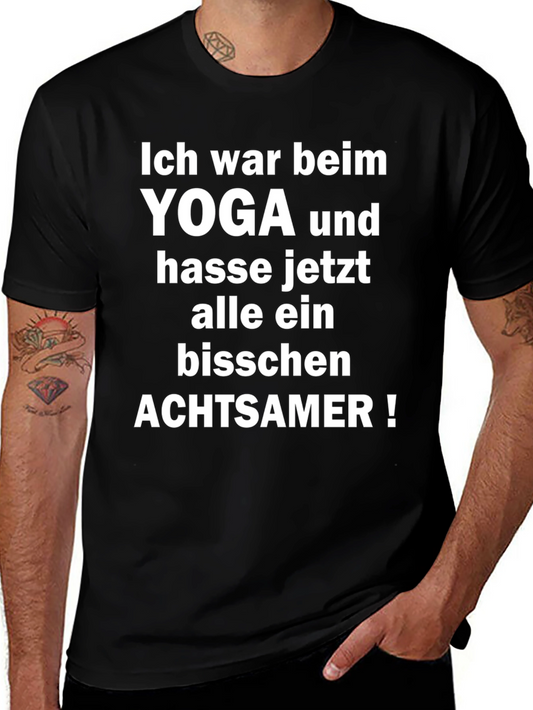 Yoga Lover T-Shirt - Ich War Beim Yoga