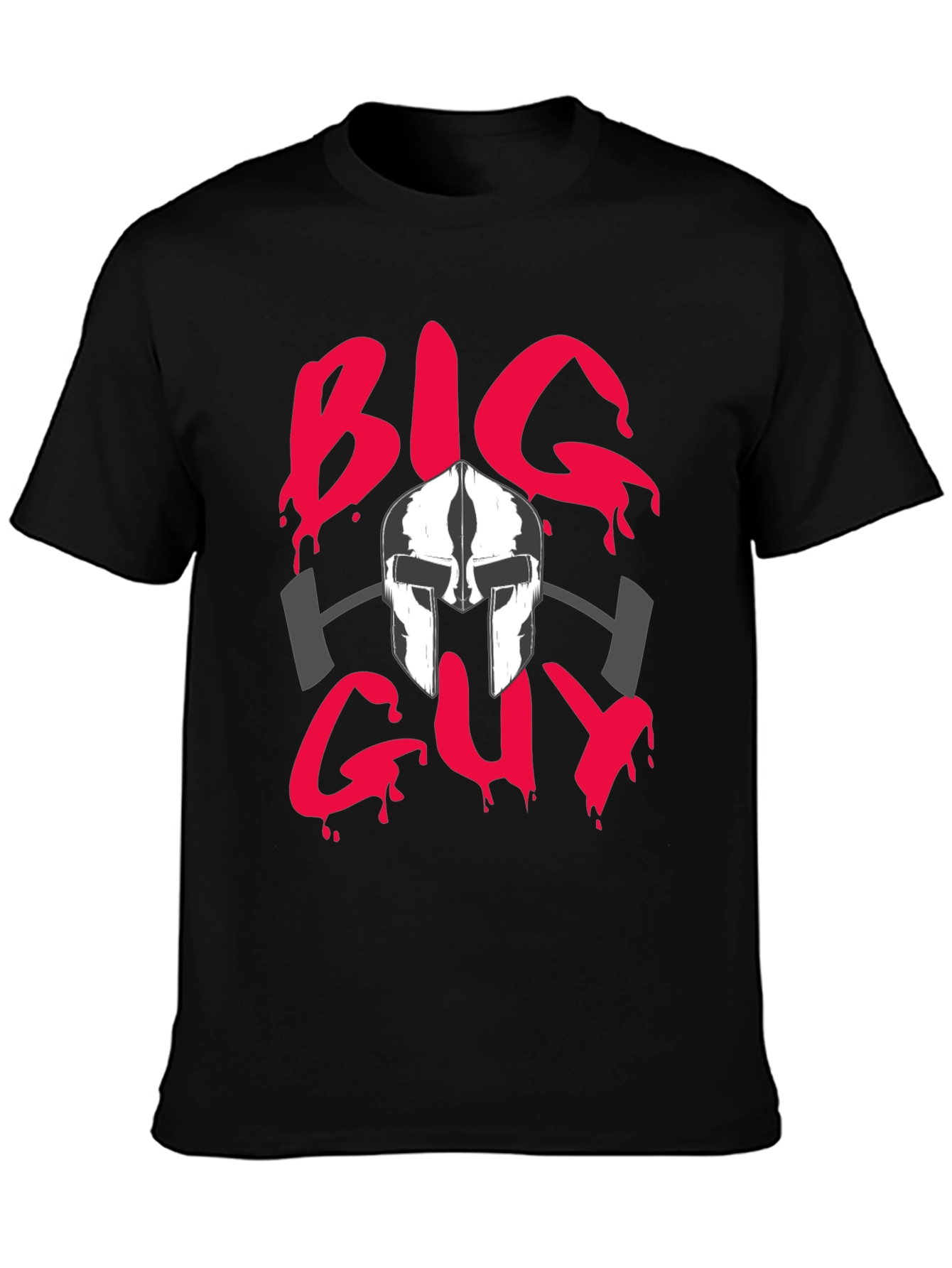 Big Guy T-Shirt - Spartan Gym Design