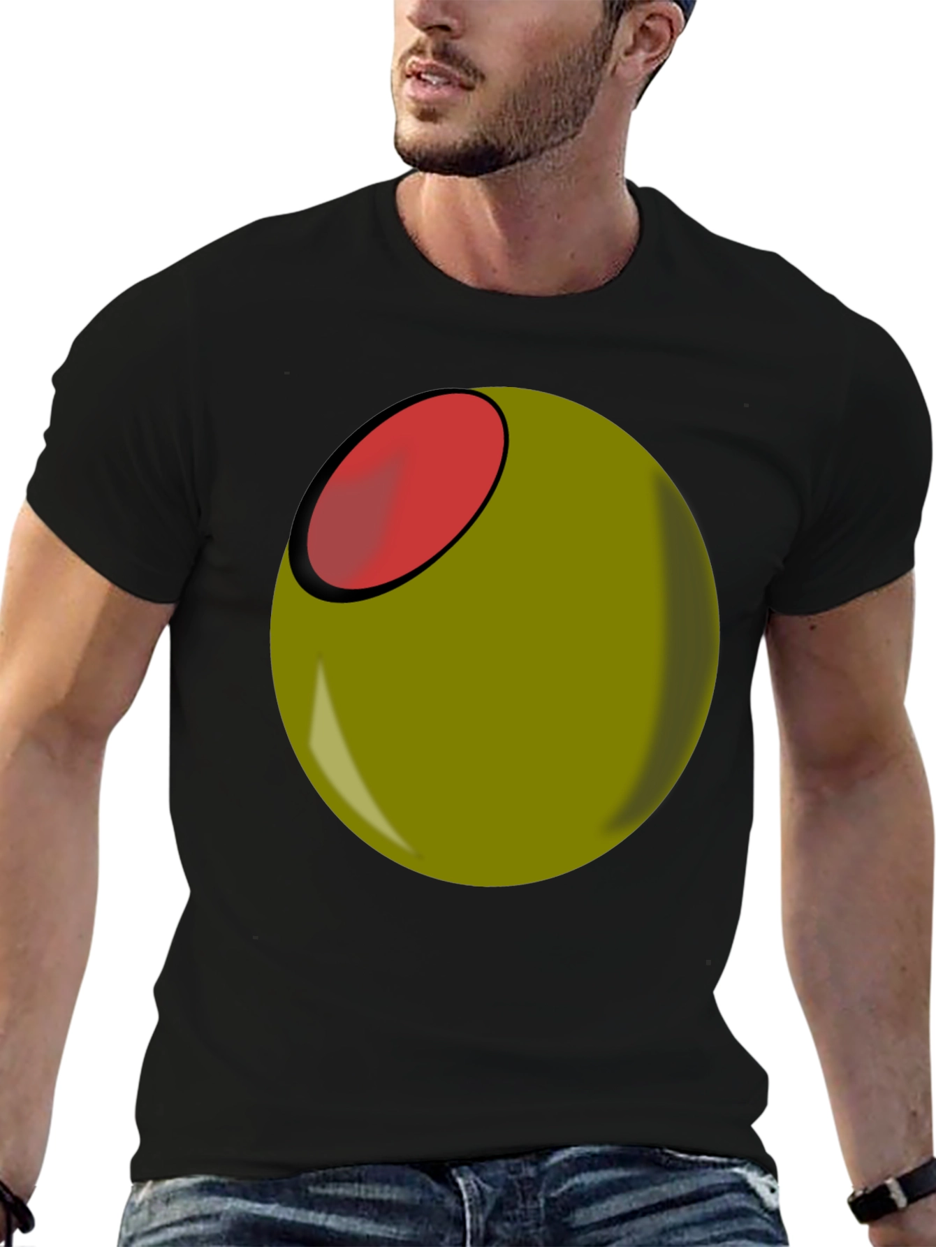 Olive You Funny Graphic T-Shirt