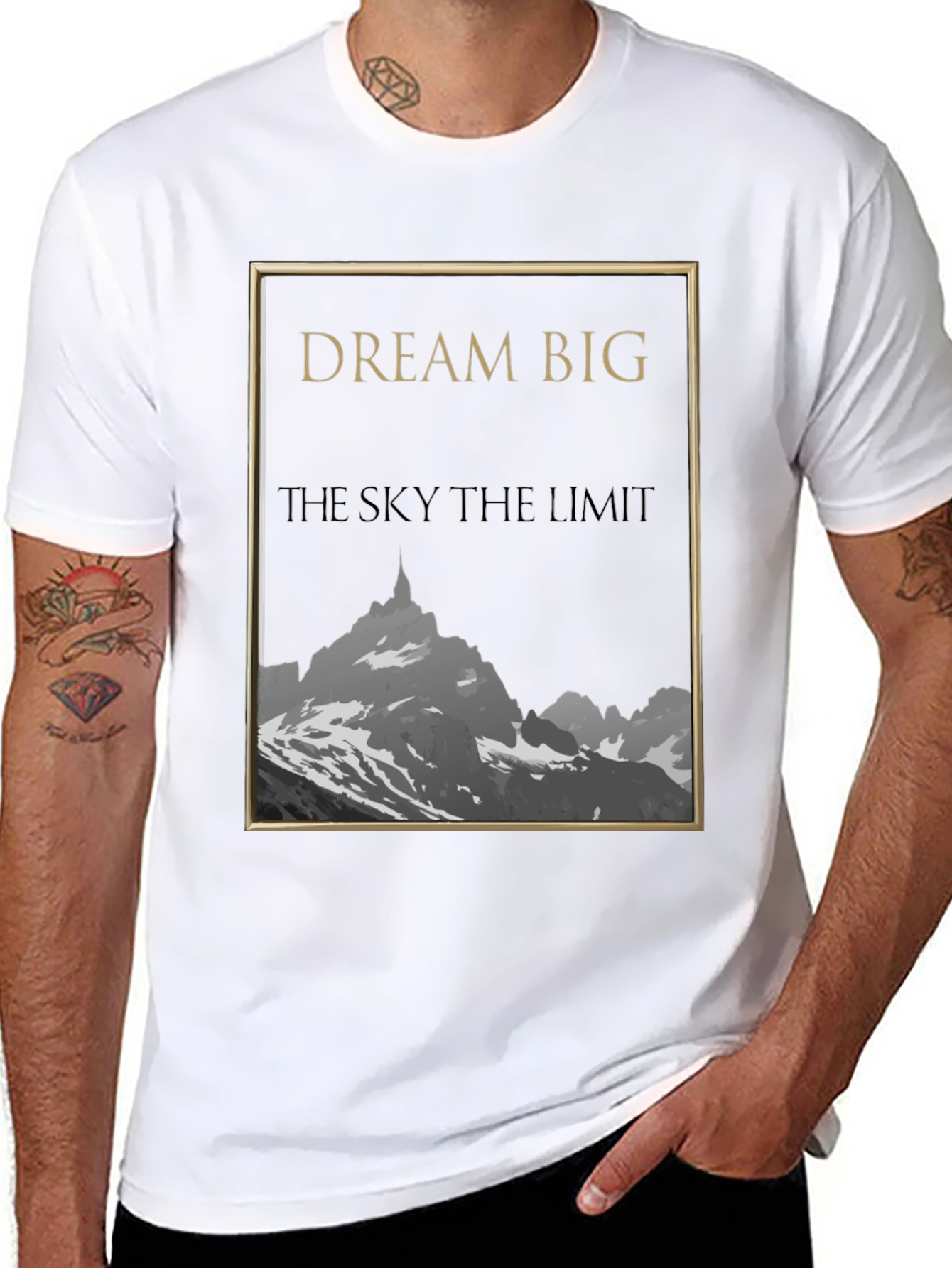 Dream Big Mountain Graphic T-Shirt