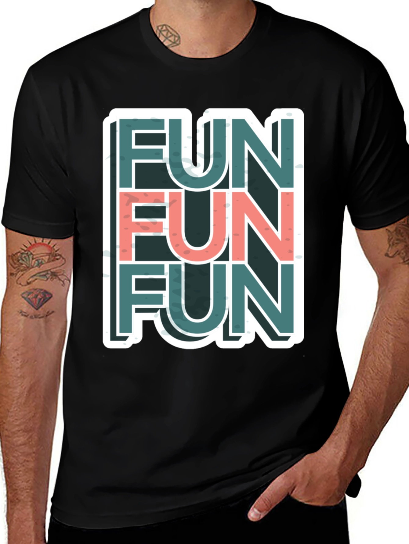 Fun Graphic T-Shirt - Casual Wear