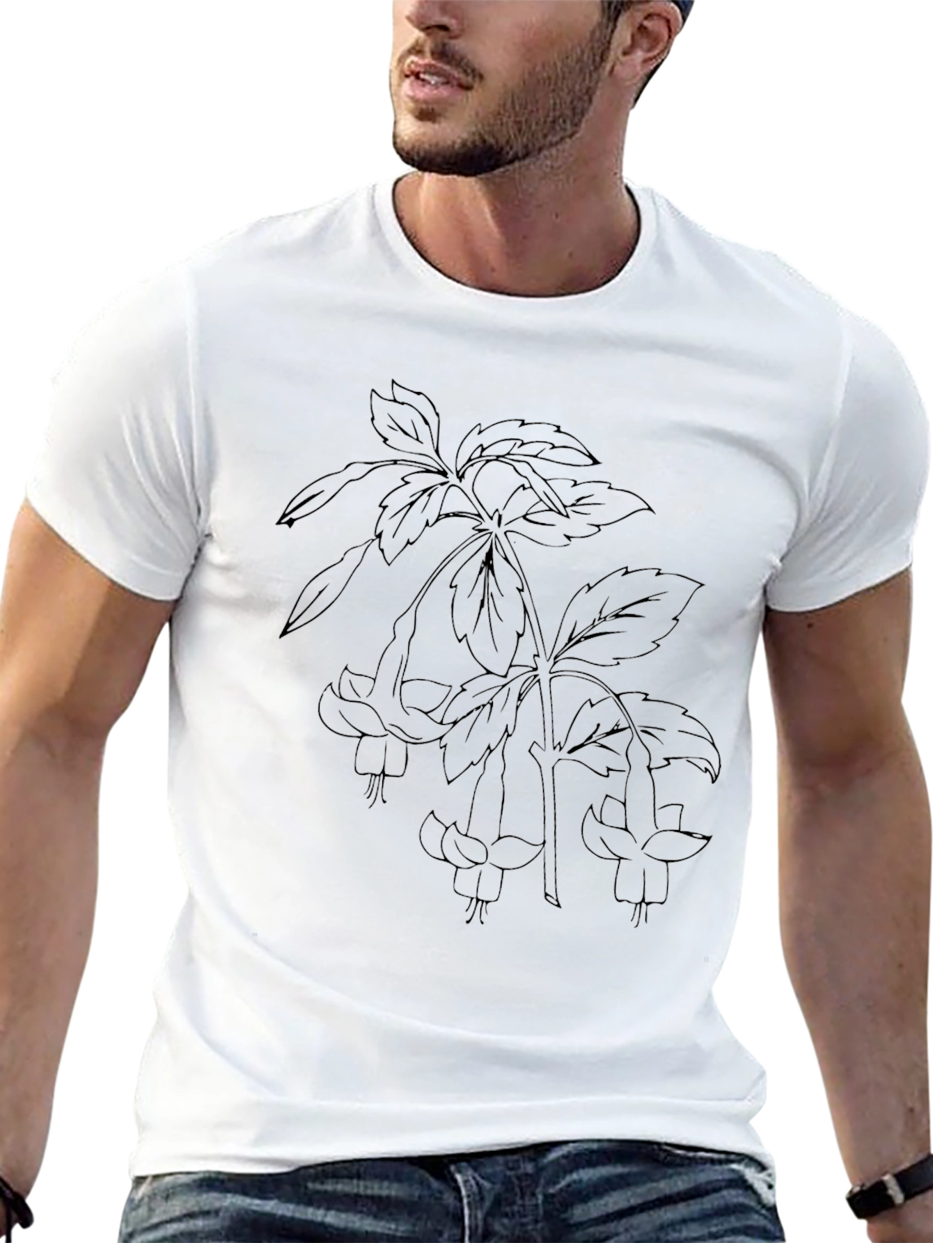 Botanical Black T-Shirt