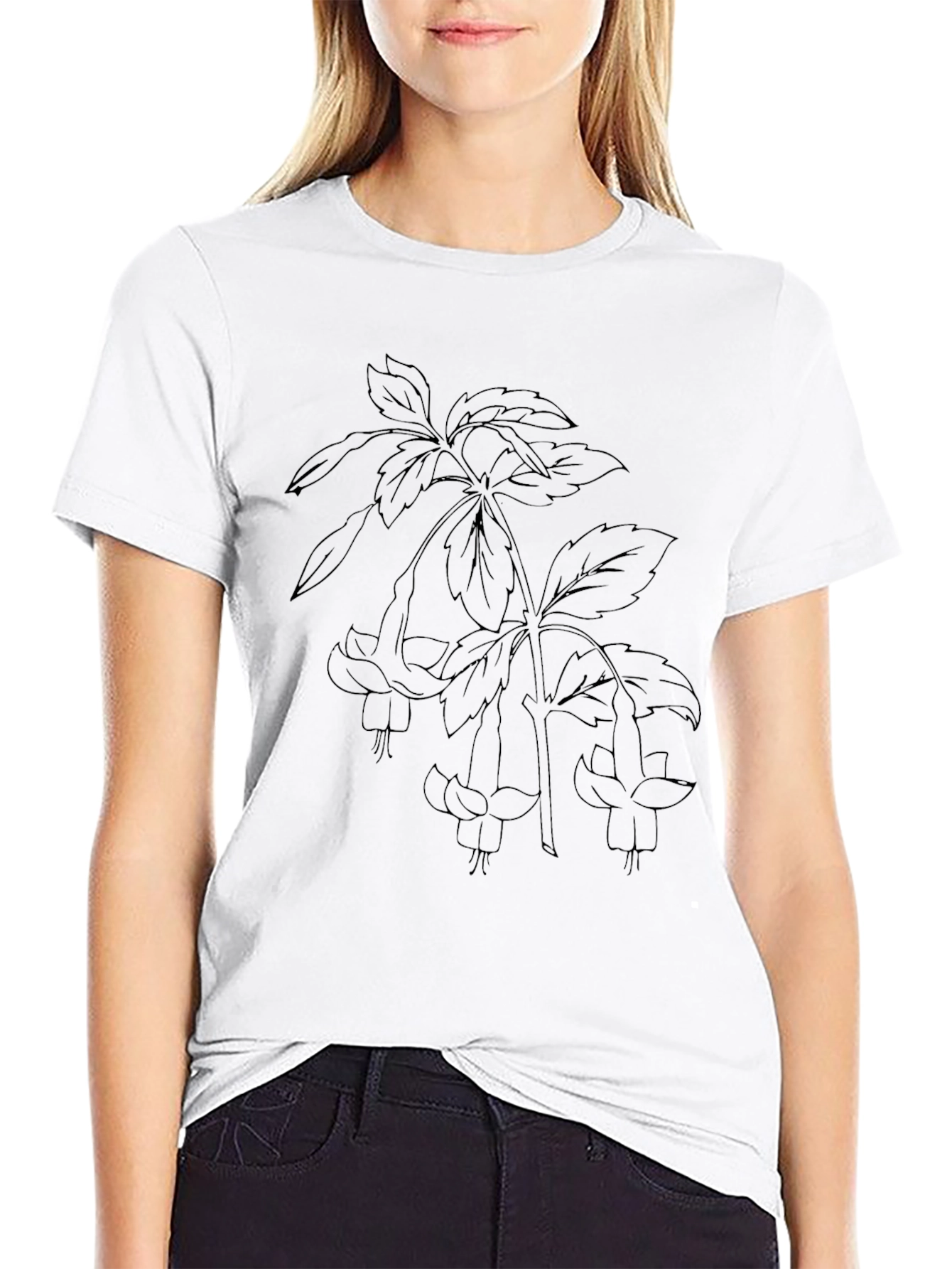 Botanical Black T-Shirt