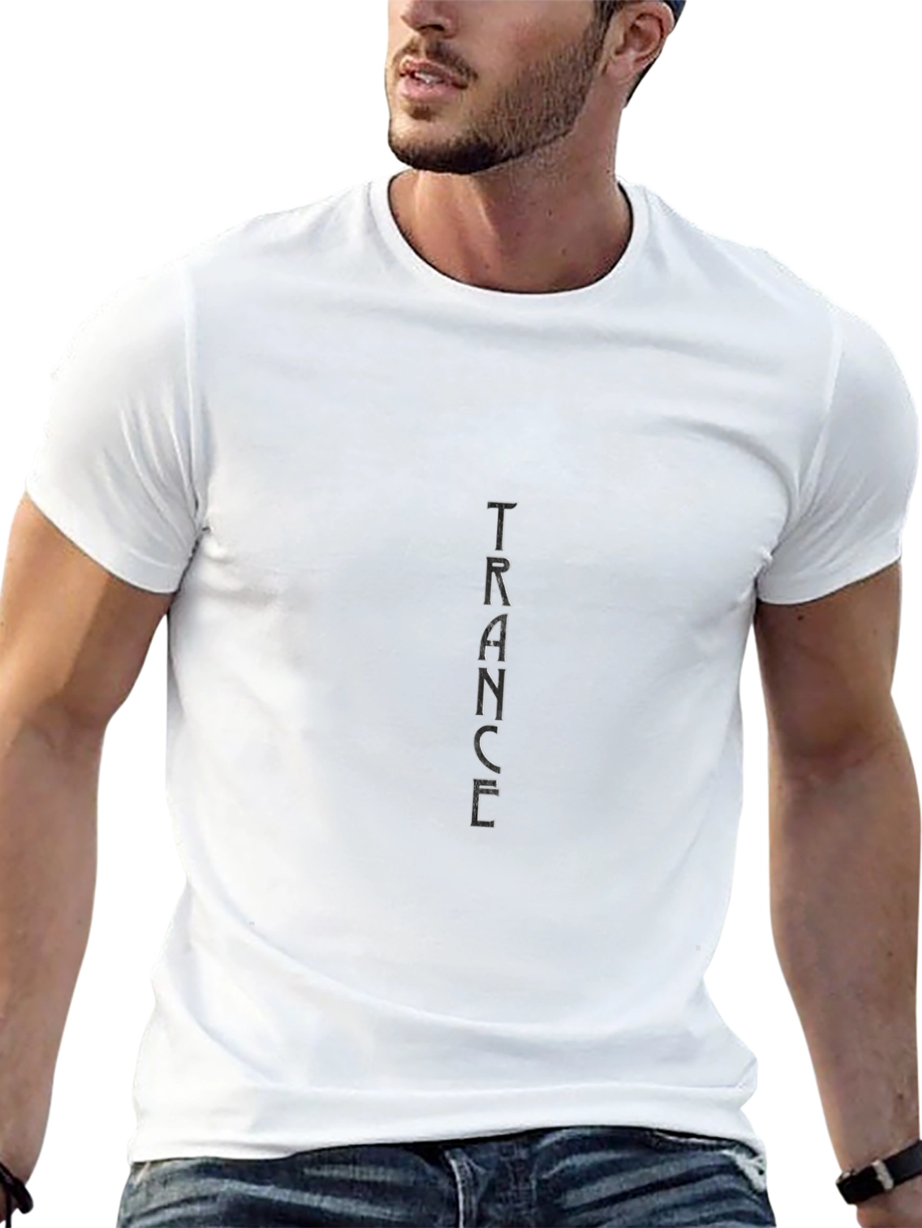 Black TRANCE Graphic Tee - Music Lovers Essential