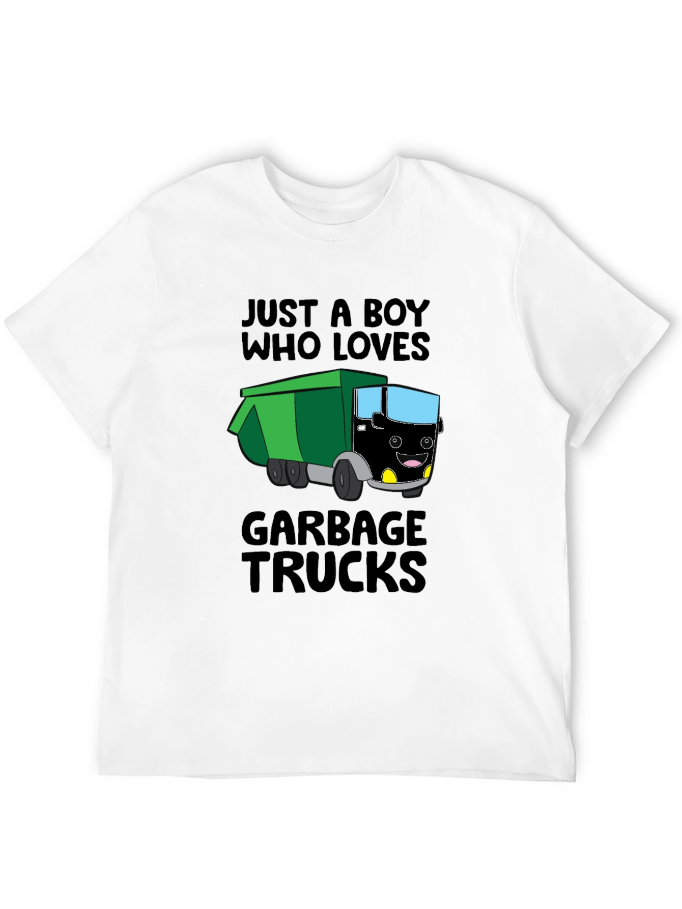 Boy Who Loves Garbage Trucks T-Shirt