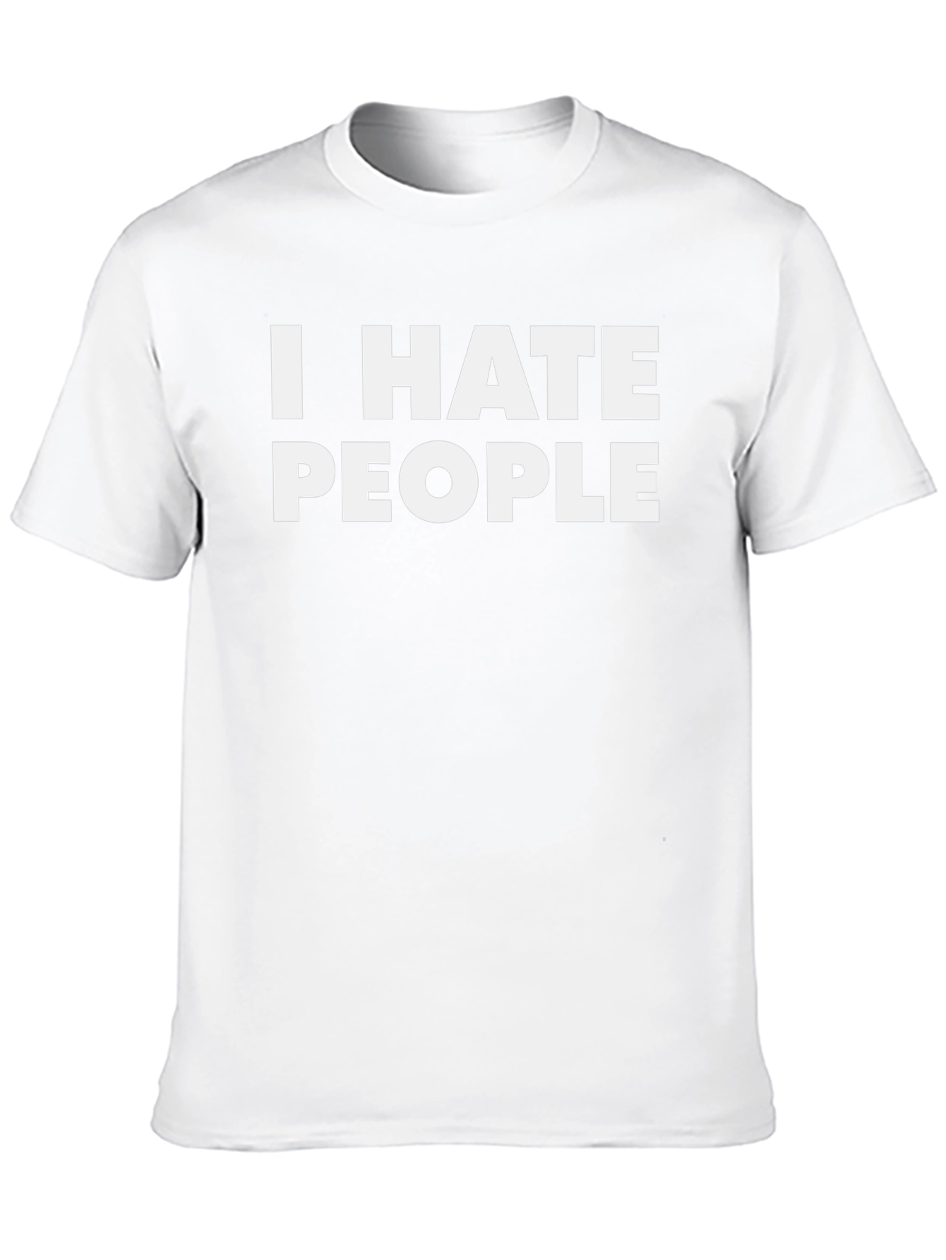 I Hate People Graphic Tee - Anti-Social T-Shirt