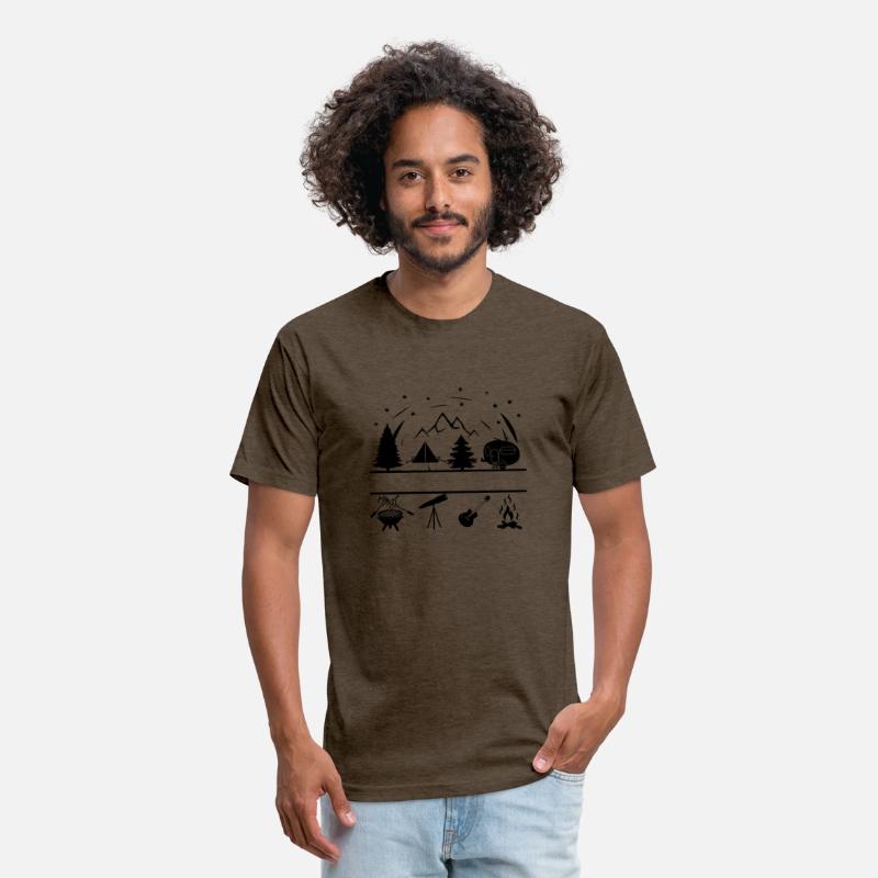 Camping life banner with space to add your own tex