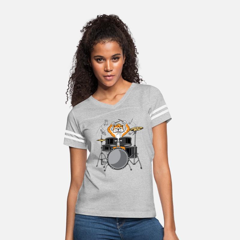 Cat Playing Drums