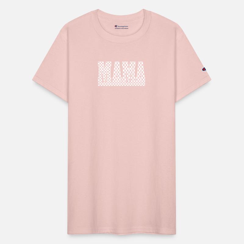 Checkered MAMA Chess Racing Mom Race