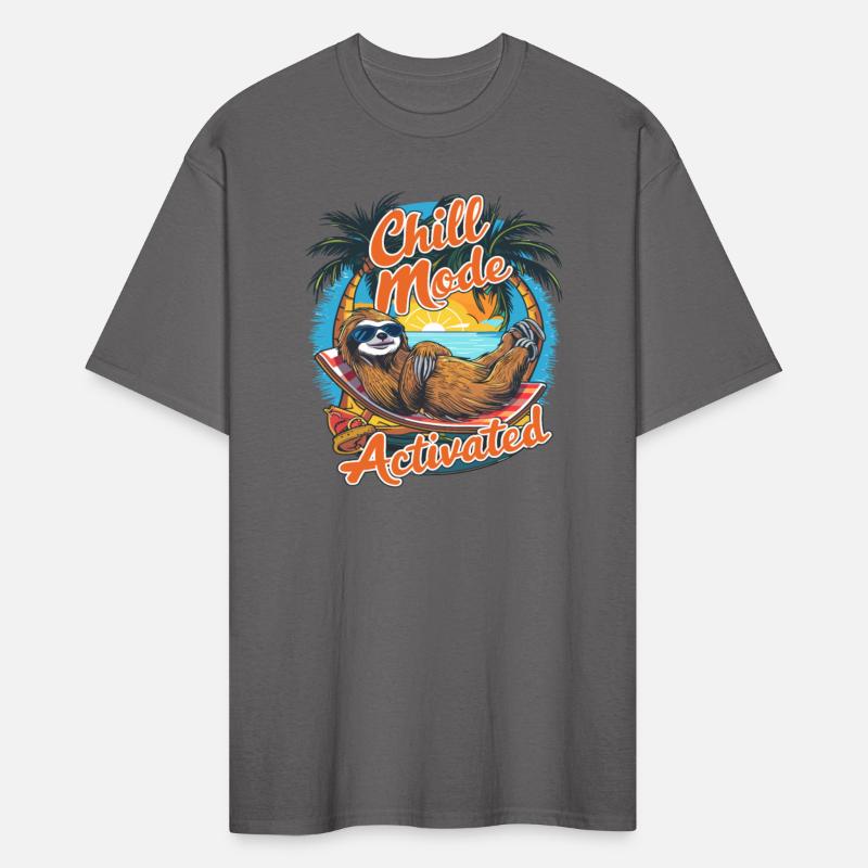 Chill Mode Activated Sloth Hammock Beach Sunset