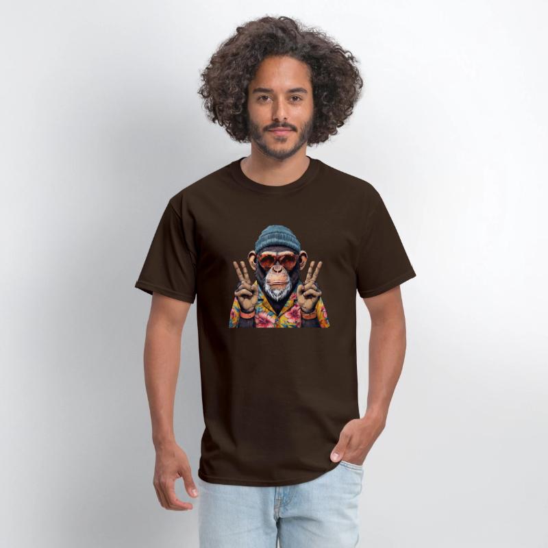 "Chill Vibes Only: The Coolest Monkey in Town"