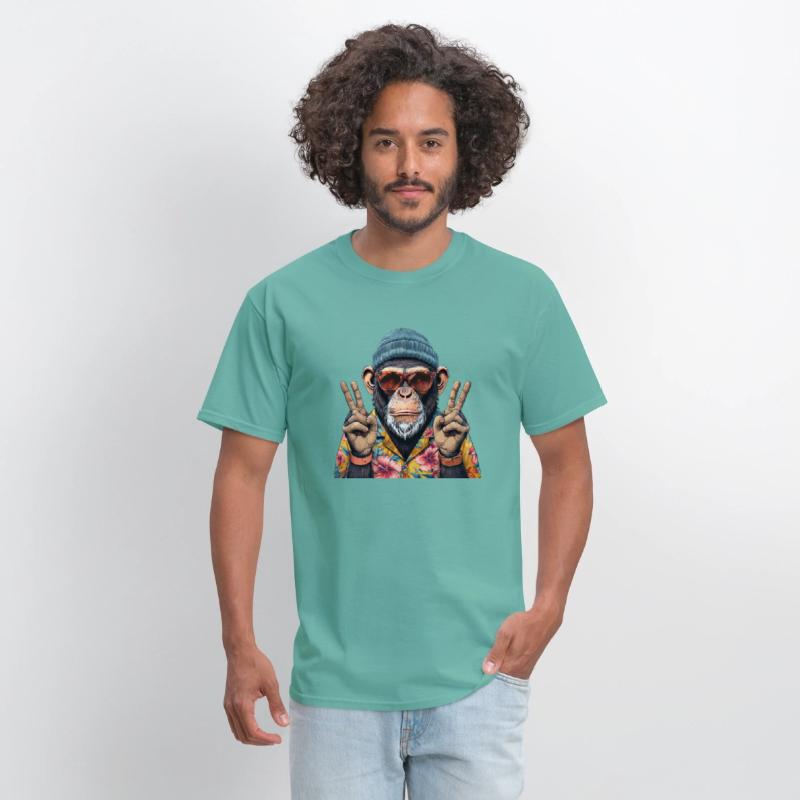 "Chill Vibes Only: The Coolest Monkey in Town"