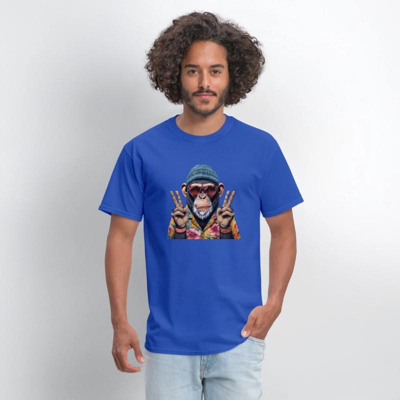 "Chill Vibes Only: The Coolest Monkey in Town"