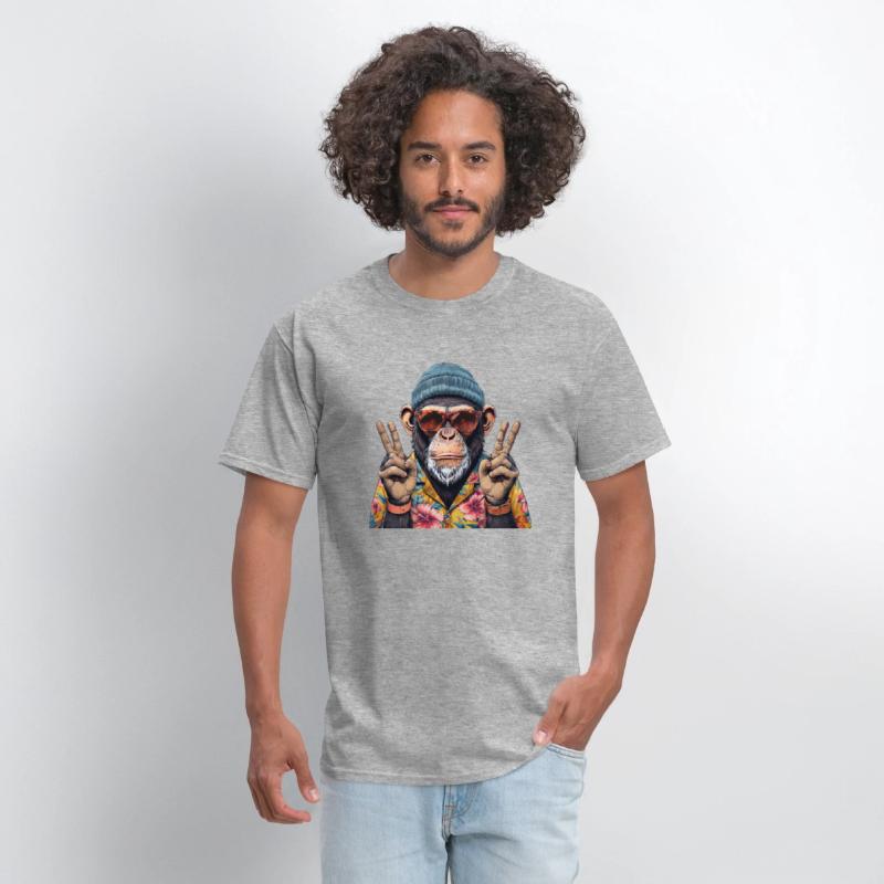 "Chill Vibes Only: The Coolest Monkey in Town"