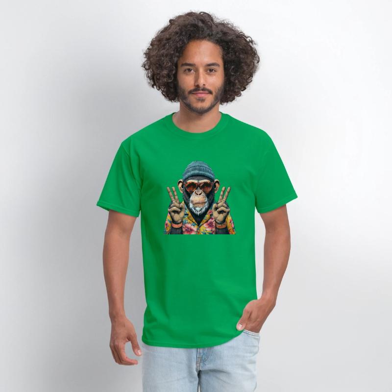 "Chill Vibes Only: The Coolest Monkey in Town"