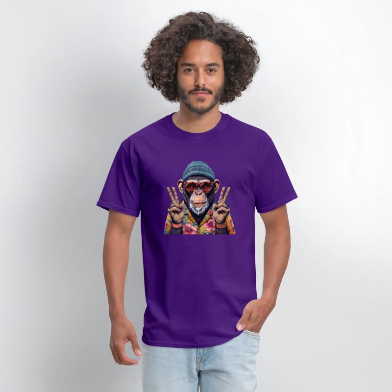 "Chill Vibes Only: The Coolest Monkey in Town"