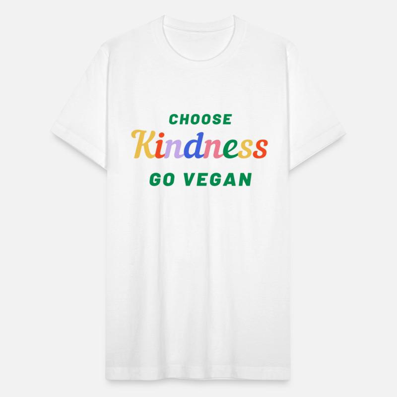 "Choose Kindness, Go Vegan" in Bright Colors