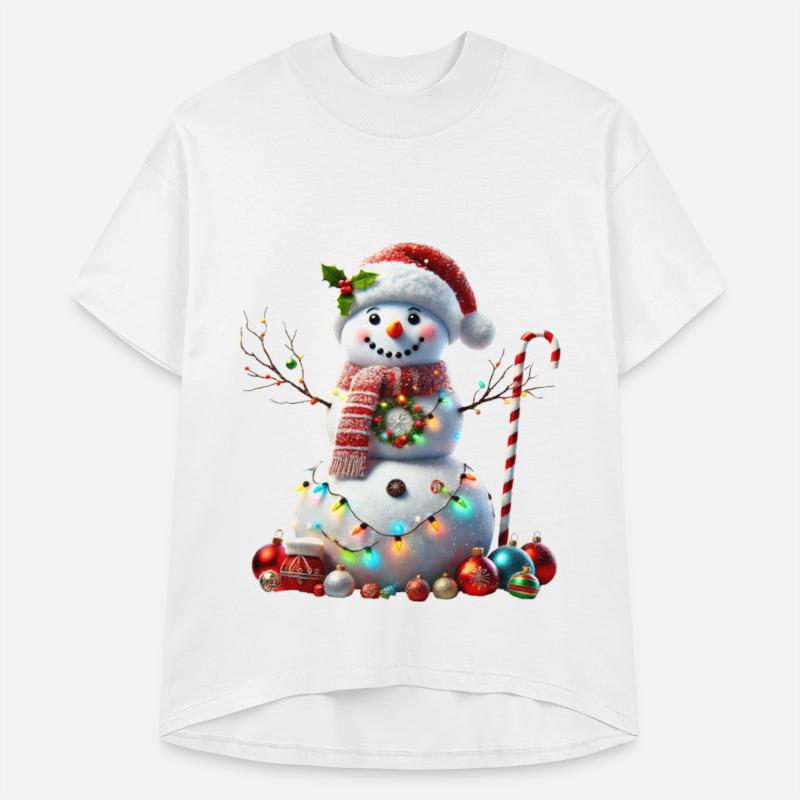 Christmas Holiday Snowman with Decorations URM