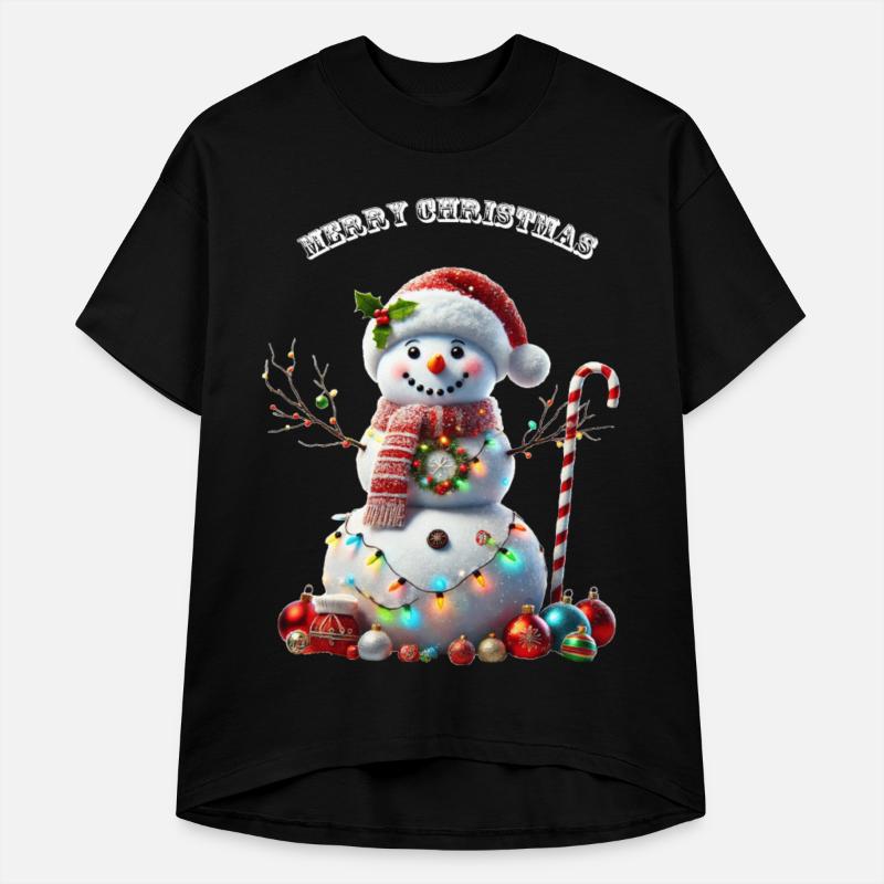 Christmas Holiday Snowman with Decorations URM