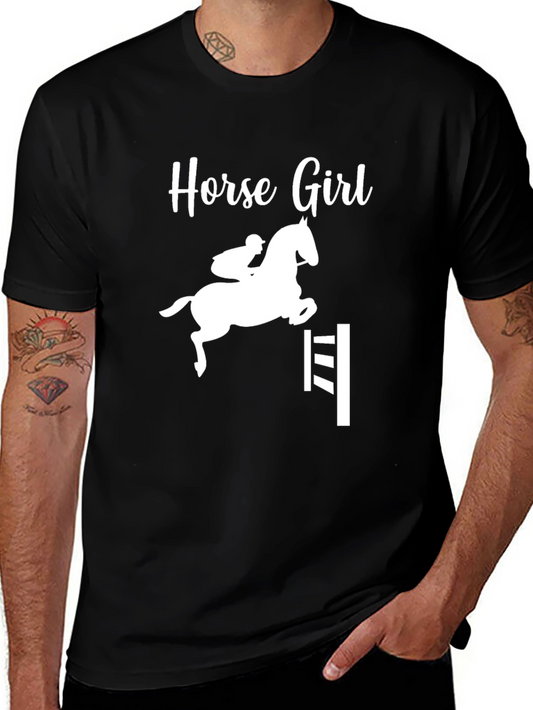 Horse Girl T-Shirt - Equestrian Tee