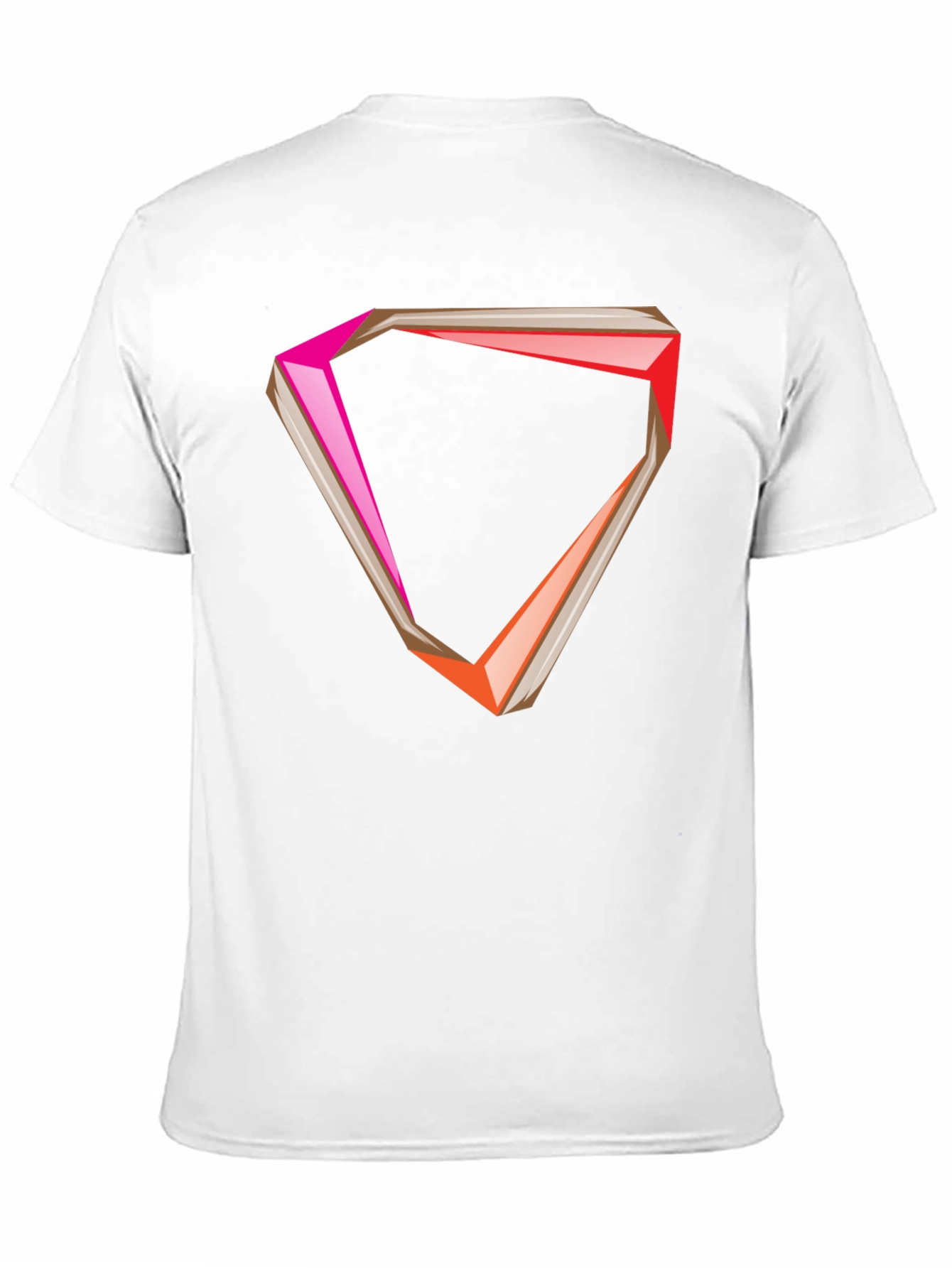 Geometric Graphic Tee - Modern Style