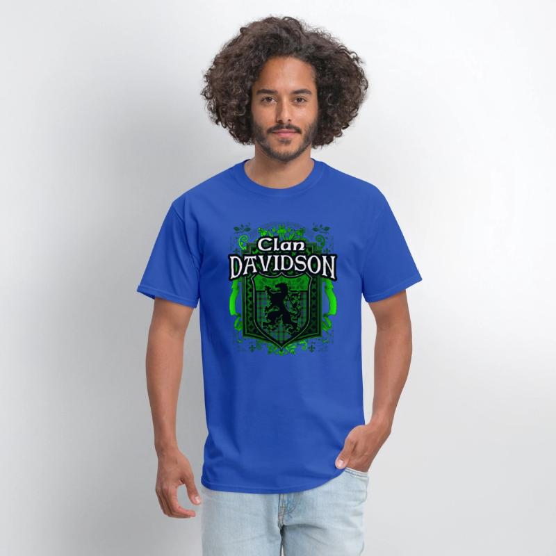 Clan Davidson Tartan Rampant Lion Celtic