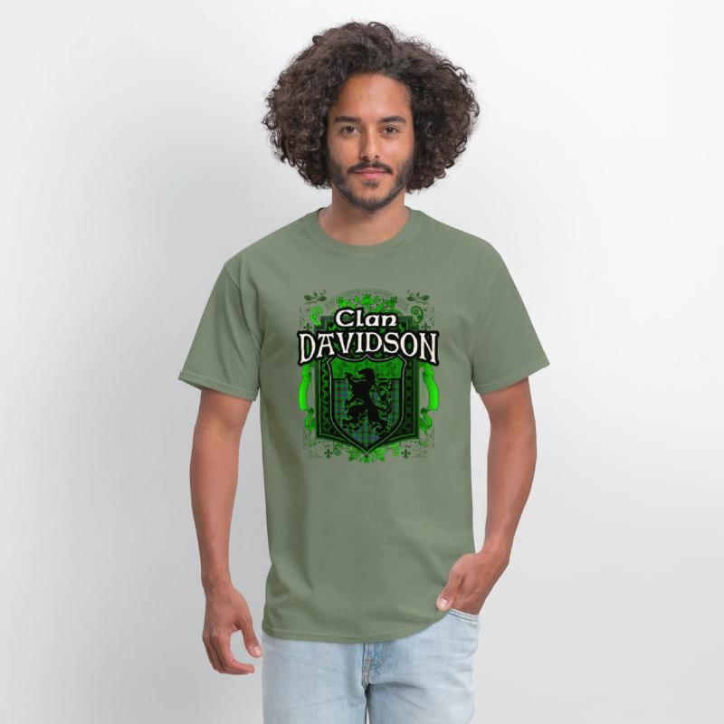 Clan Davidson Tartan Rampant Lion Celtic