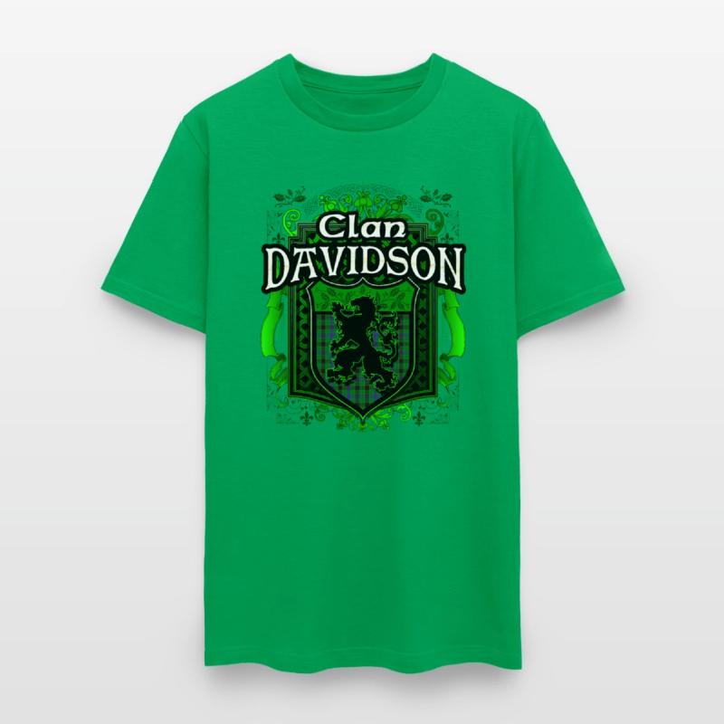 Clan Davidson Tartan Rampant Lion Celtic