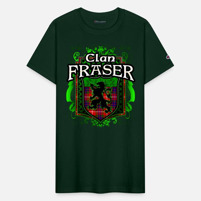 Clan Fraser Tartan Rampant Lion Celtic