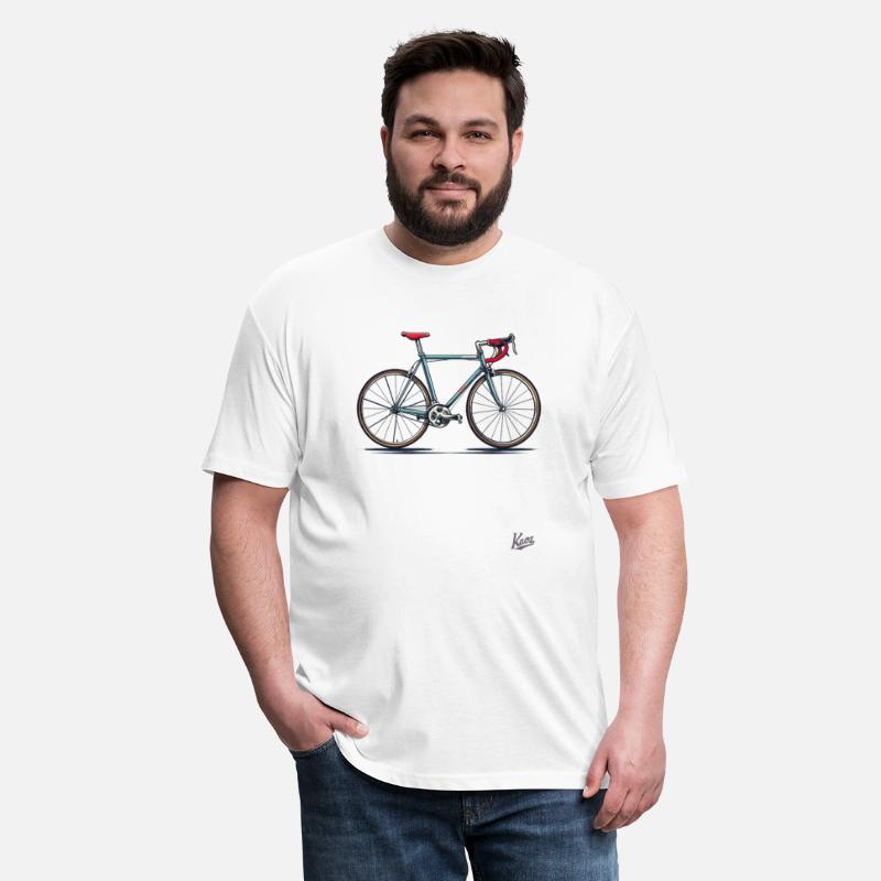 Classic Road Bike Illustration with Retro Vibe