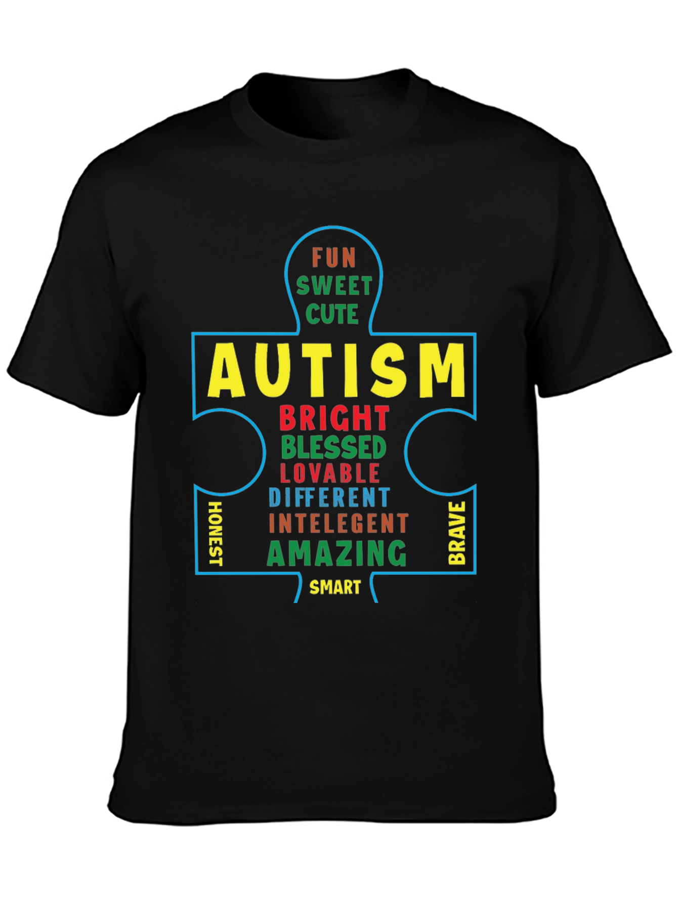 Autism Awareness Puzzle Piece T-Shirt