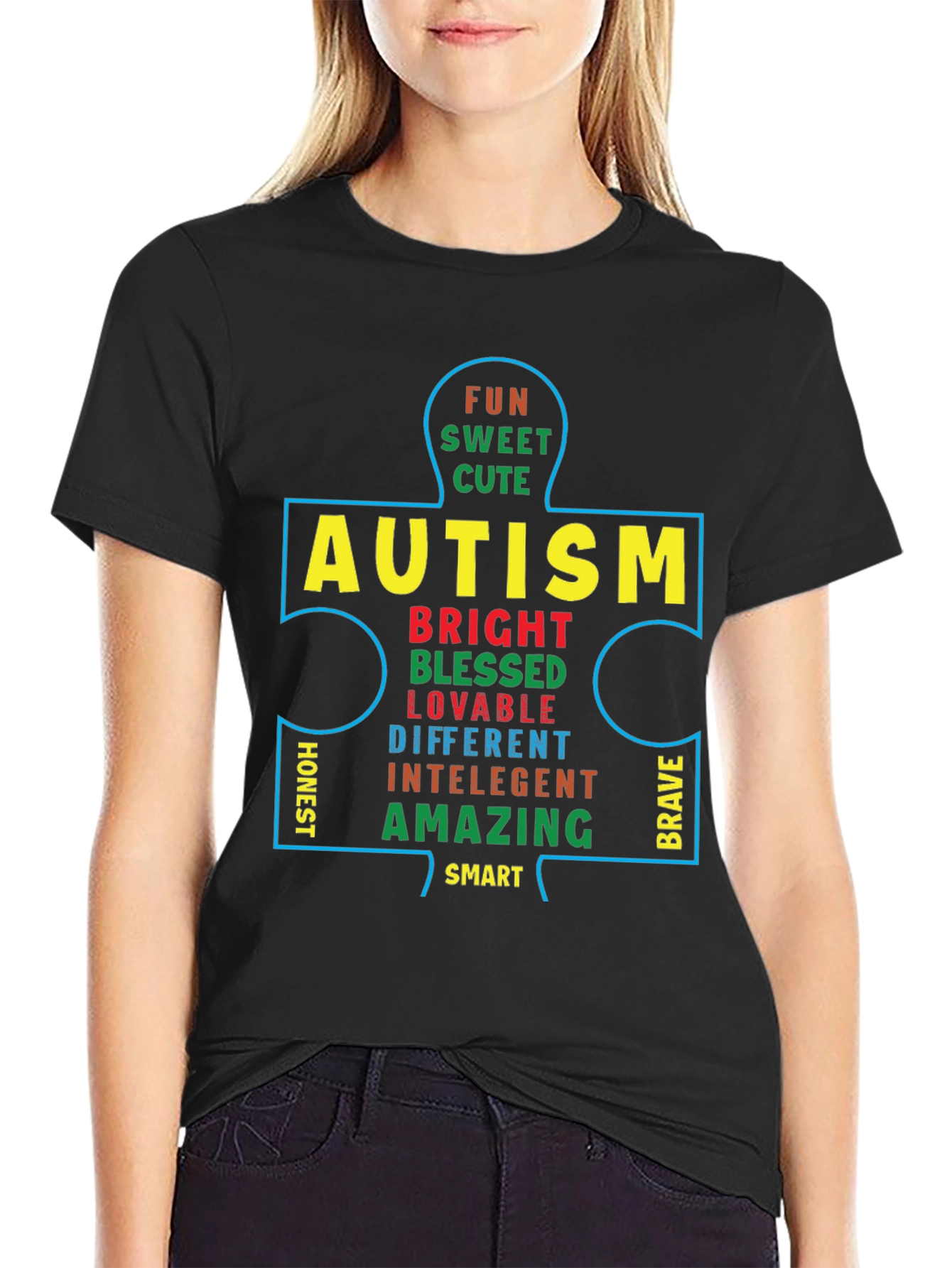 Autism Awareness Puzzle Piece T-Shirt