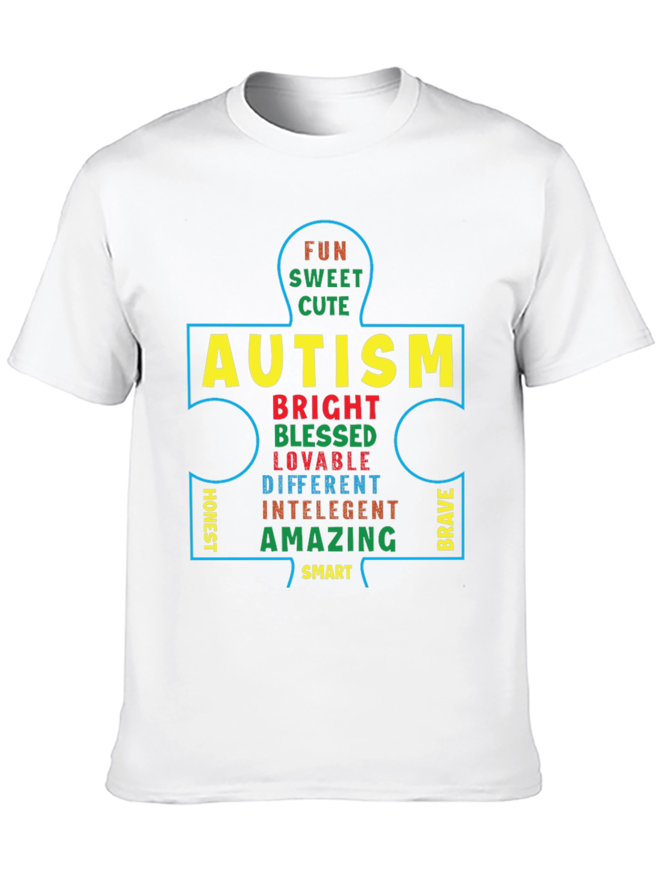 Autism Awareness Puzzle Piece T-Shirt