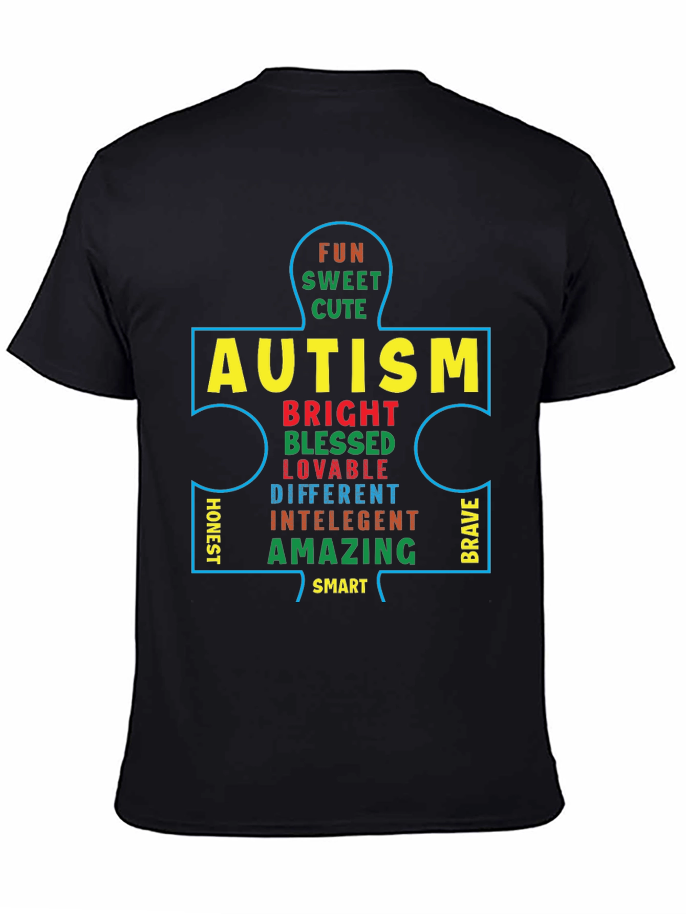 Autism Awareness Puzzle Piece T-Shirt
